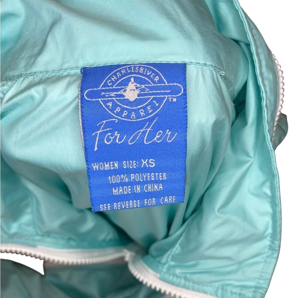 Charles River Rain Jacket Windbreaker Women’s XS Blue Outdoor Hiking Travel - Picture 4 of 5